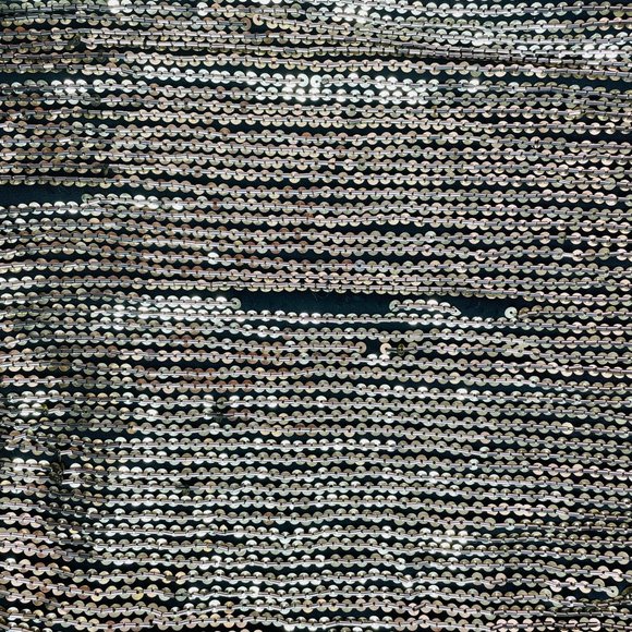 Black & Gold Sequin One Sleeve Dress Size S - Picture 6 of 6